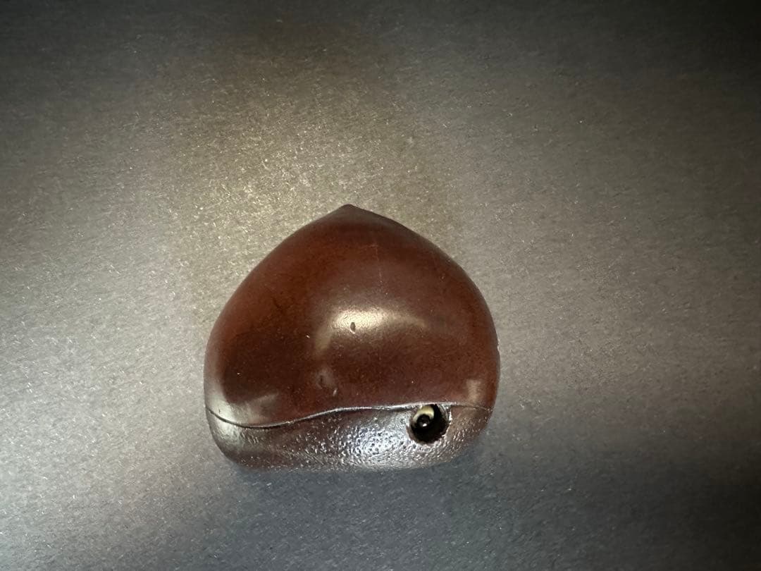 【根付(netsuke)】栗の根付　木製　江戸時代