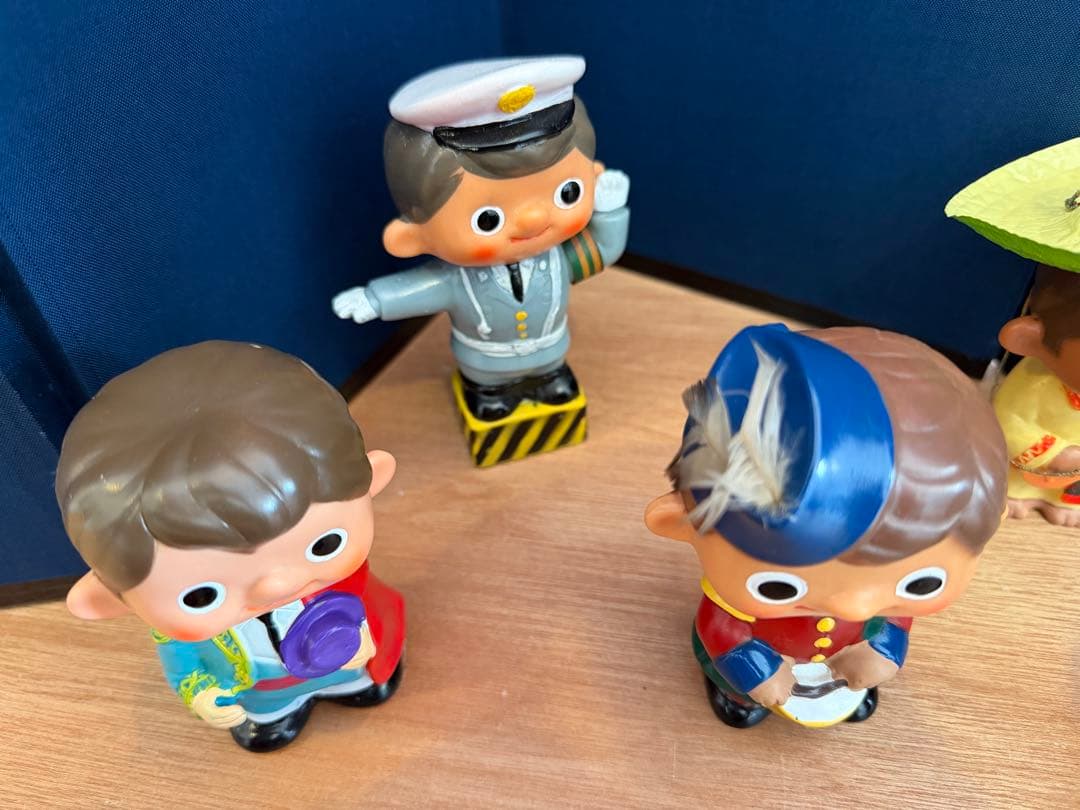 富士銀行 ノベルティ 貯金箱 まとめ 昭和レトロ ソフビ レア 大量11体