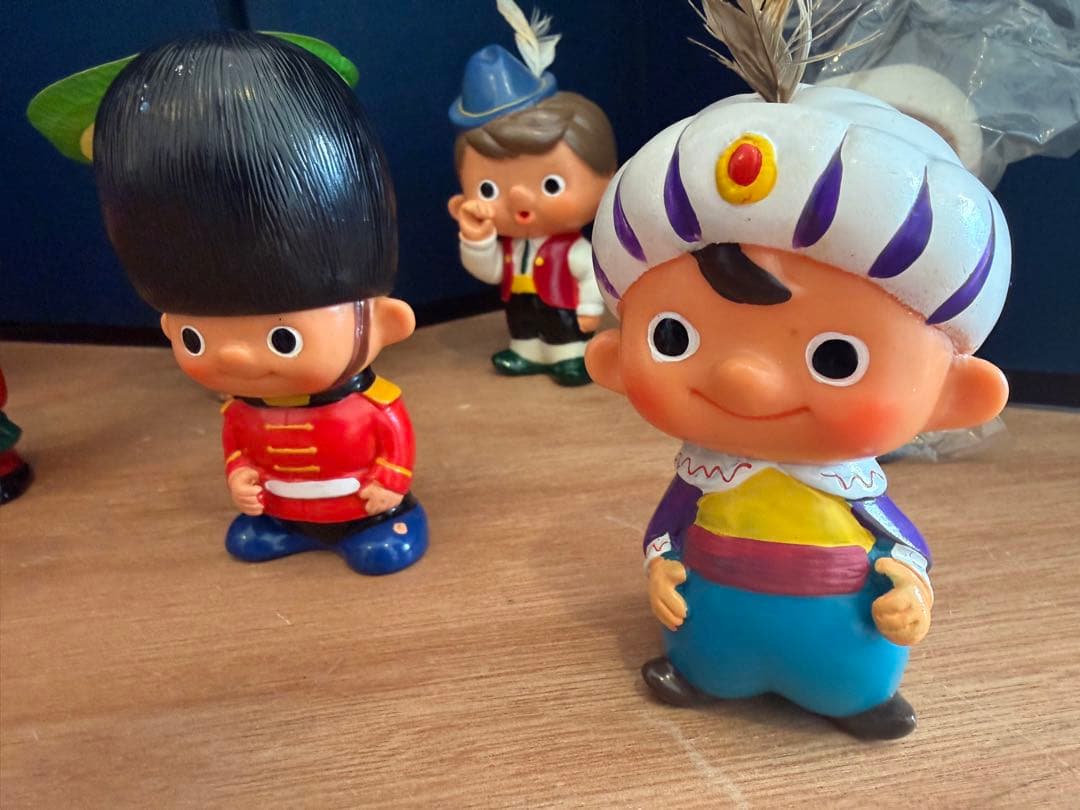 富士銀行 ノベルティ 貯金箱 まとめ 昭和レトロ ソフビ レア 大量11体