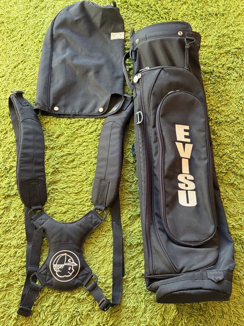 EVISU ゴルフバッグ・キャディバッグ 黒