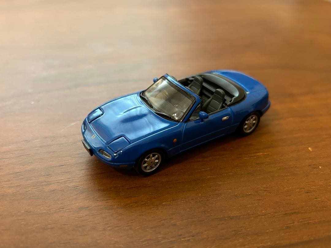 【希少】エブロ マツダ ユーノスロードスター 1/43 マリナーブルー