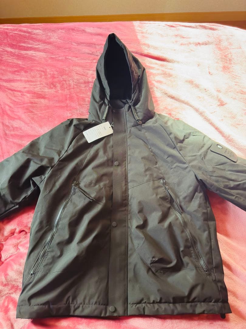 ブラック スノーボード ジャケット