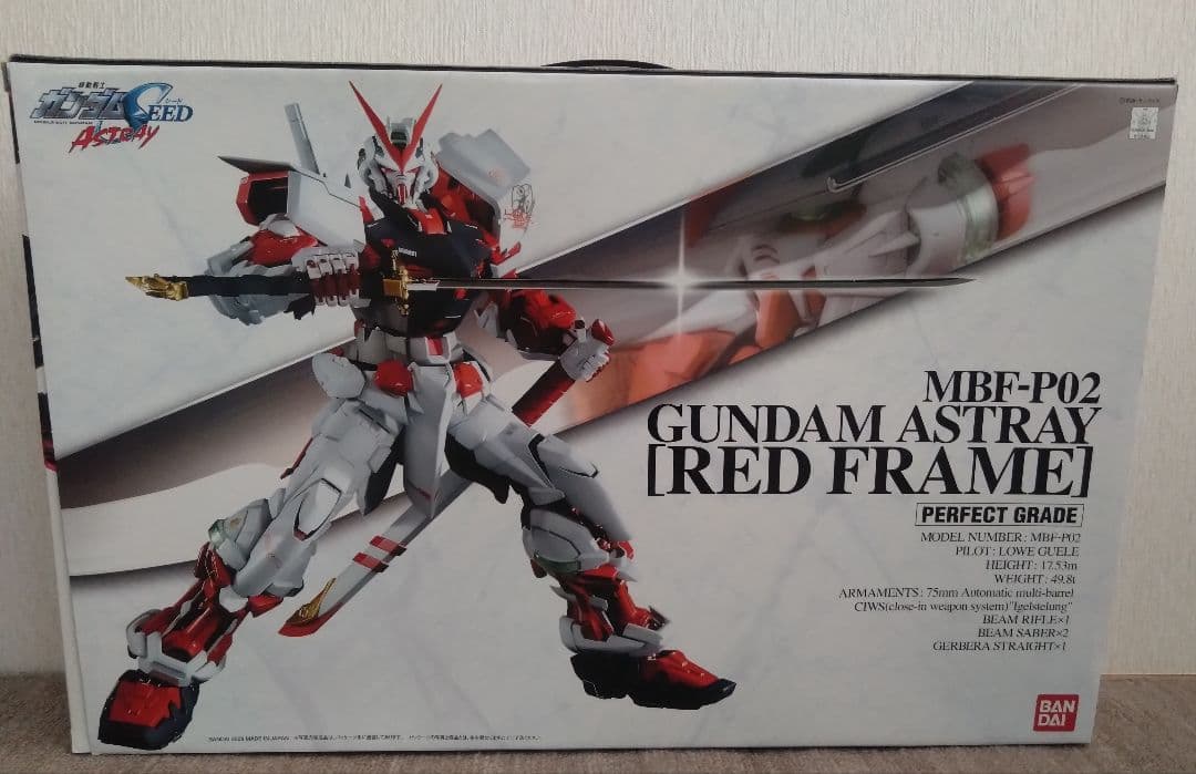 【新品未組立】機動戦士ガンダムSEED ASTRAY レッドフレーム 特典付き