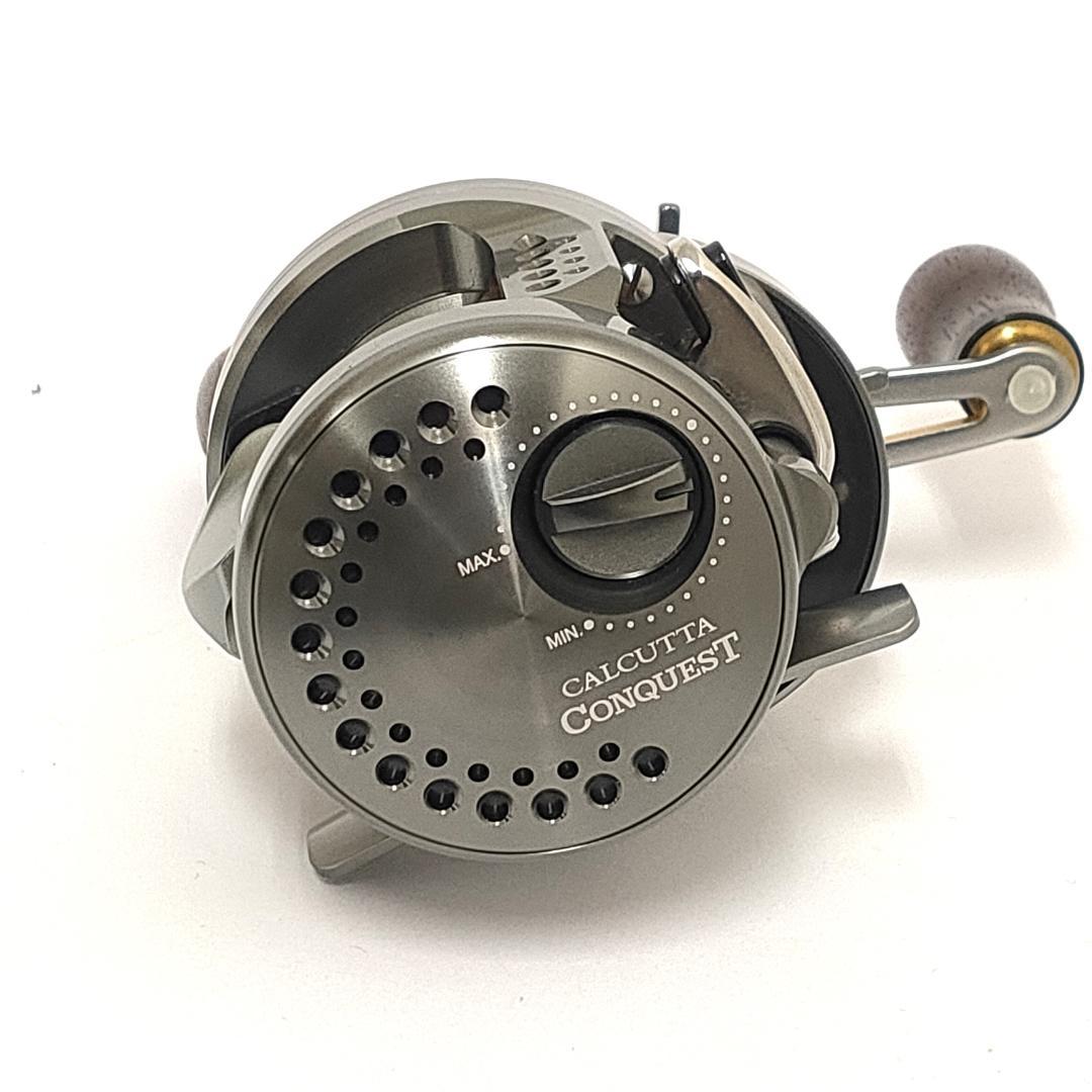 シマノ 17カルカッタコンクエスト BFSHG ハンドルノブ交換 ケース付