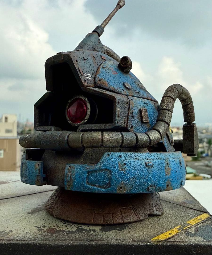 EXCEED MODEL ドムヘッド　ランバラル専用トロピカル・ドム　塗装完成品