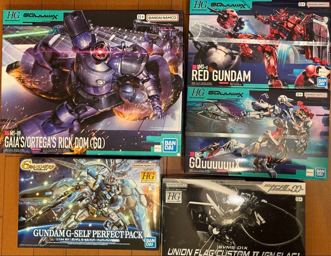 HG ガンプラ 5点セット（ジークアクス、Gセルフ、グラハム専用フラカス