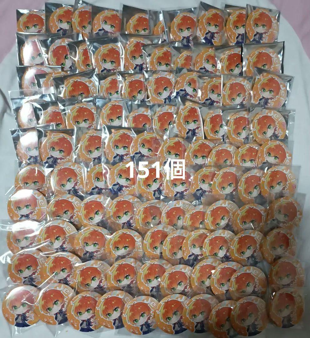 すとぷり　ジェルくん　缶バッチ　2021　new year デフォ　にゅーいやー