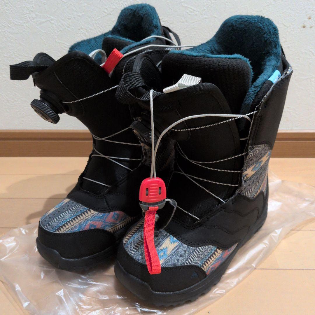 値下げ中！【美品】バートン burtonブーツ　Mint Boa 22cm