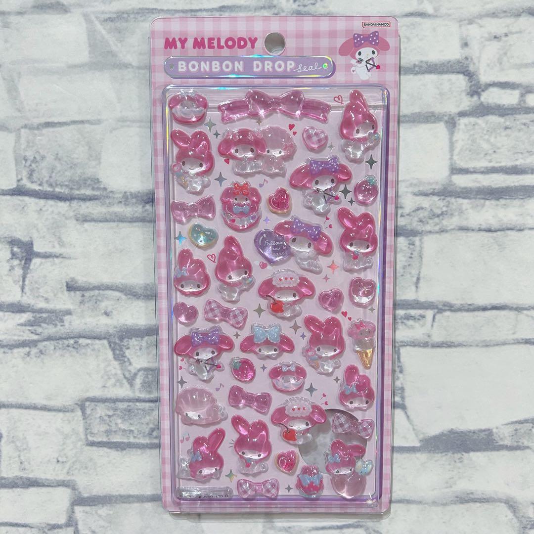 【国内正規品】 第2弾 ボンボンドロップシール サンリオ 6種 はぴだんぶい 等