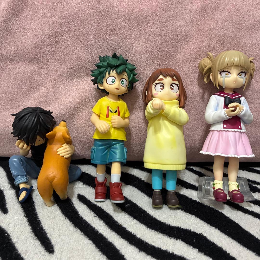 僕のヒーローアカデミア　一番くじ　E賞お茶子&トガ　C賞いずく&てんこ