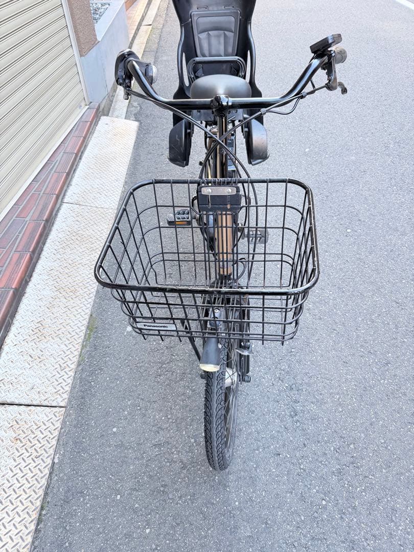 子供乗せ　パナソニック　電動アシスト自転車 チャイルドシート付き