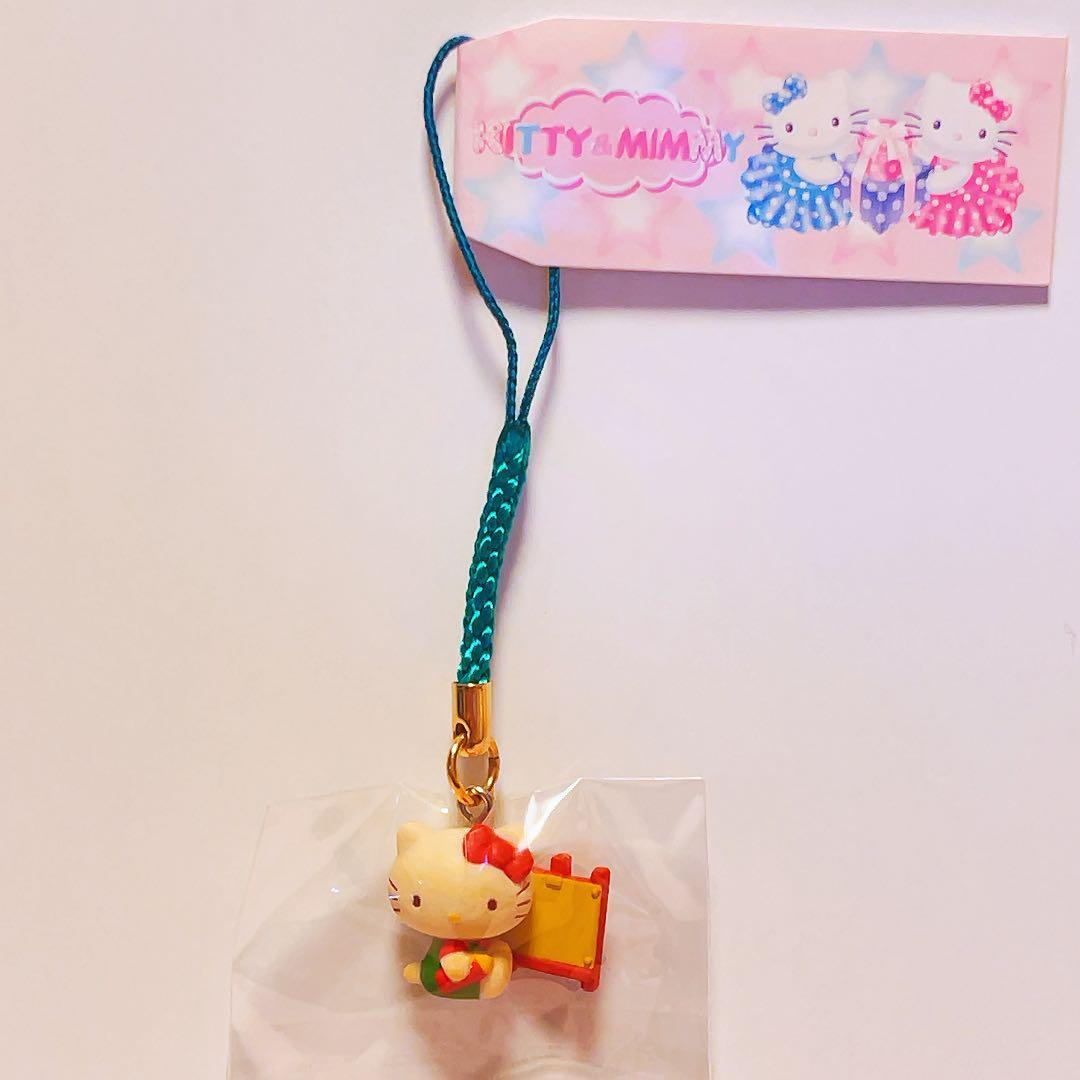 希少レア　ハローキティ　ミミィ　根付け　2002年製 スケッチブック　サンリオ