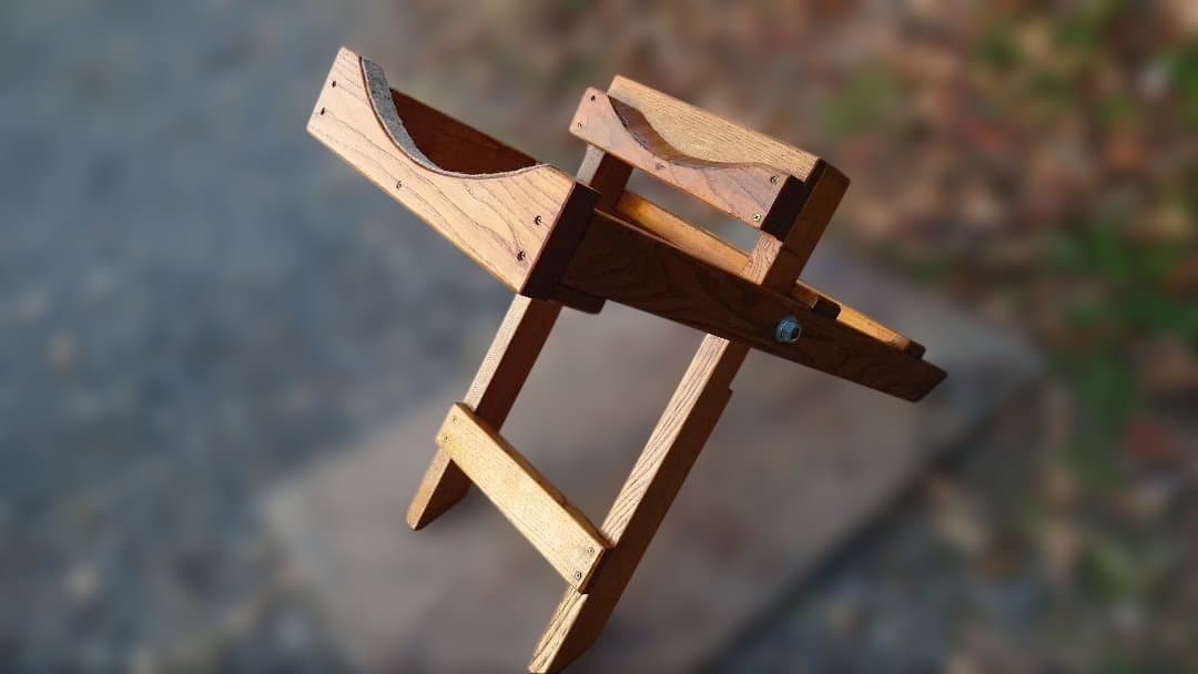 木製 和太鼓スタンド 斜め台