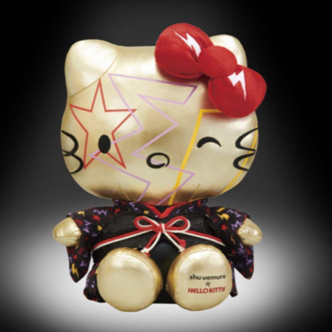 シュウウエムラ　ハローキティ　マスコット　ぬいぐるみ