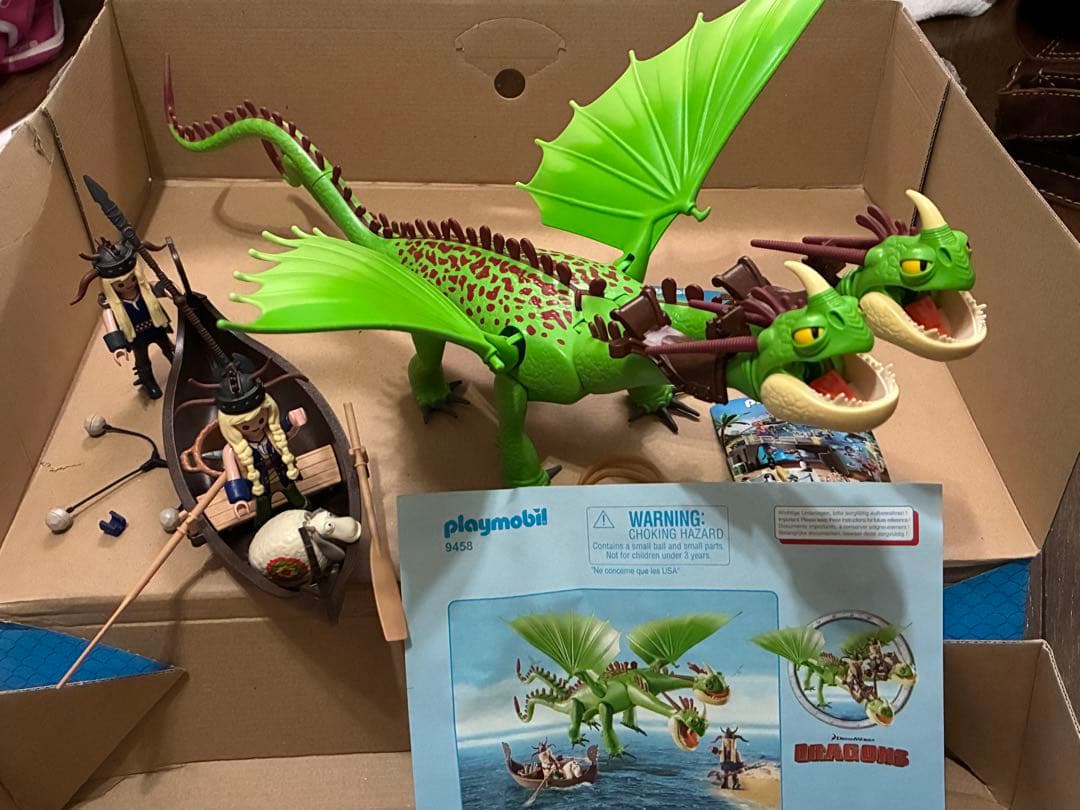 プレイモービル　9458 『ヒックとドラゴン ２』 ラフ＆タフとバーフ＆ベルチ