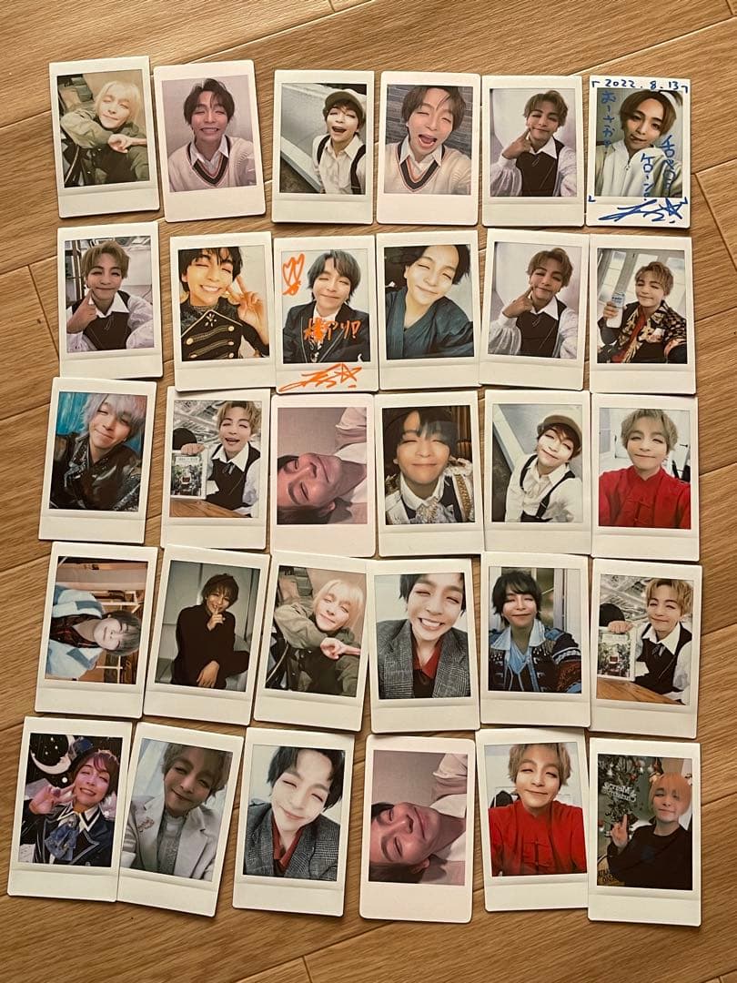 Mesemoa めせもあ　チェキ　ハピカ　赤　セット　あおい