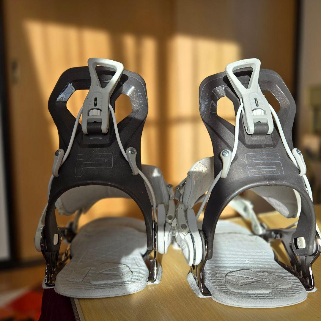 SP　Binding　CORE スノーボードビンディング ホワイト/グレー