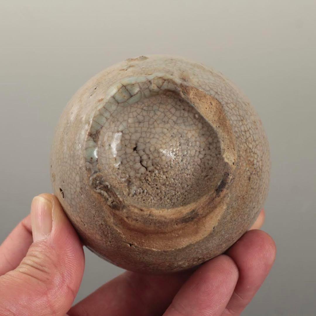 李朝 井戸手 盃 ぐい呑み 酒器 古美術 古道具 アンティーク