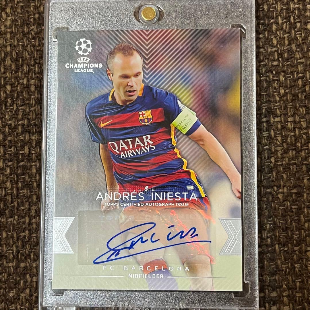 Topps イニエスタ　直筆サインカード バルセロナ ヴィッセル神戸 サイン