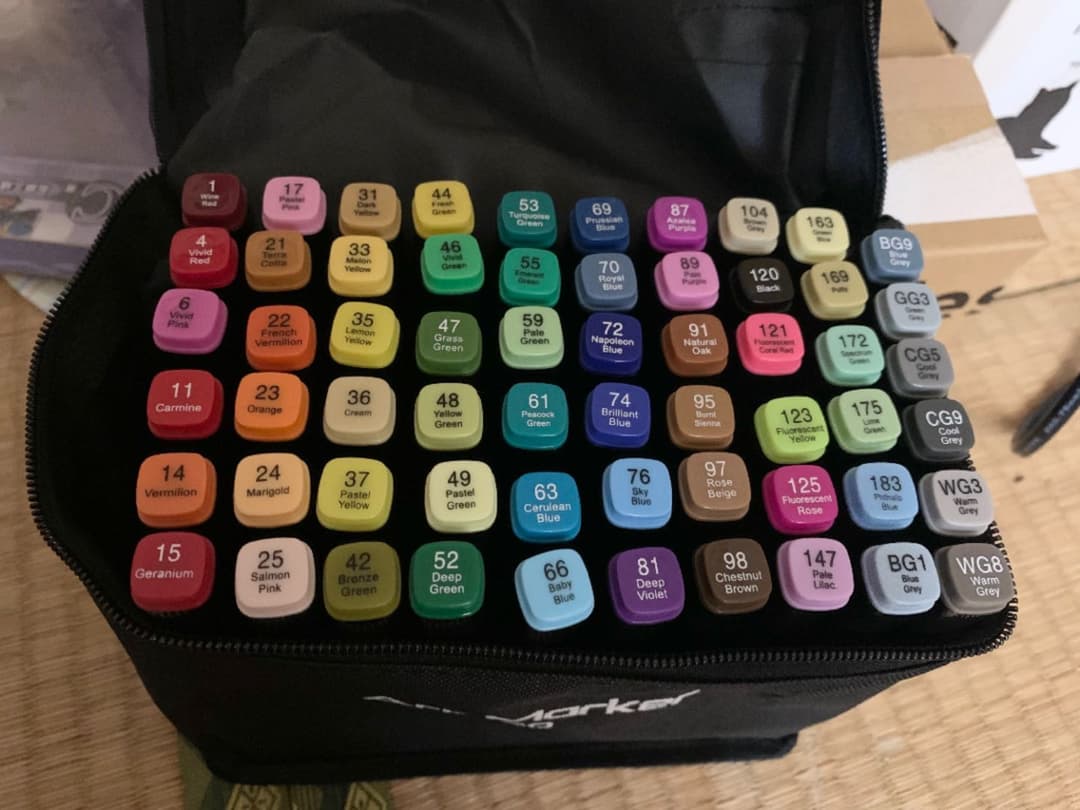 コピックペン　60本入り