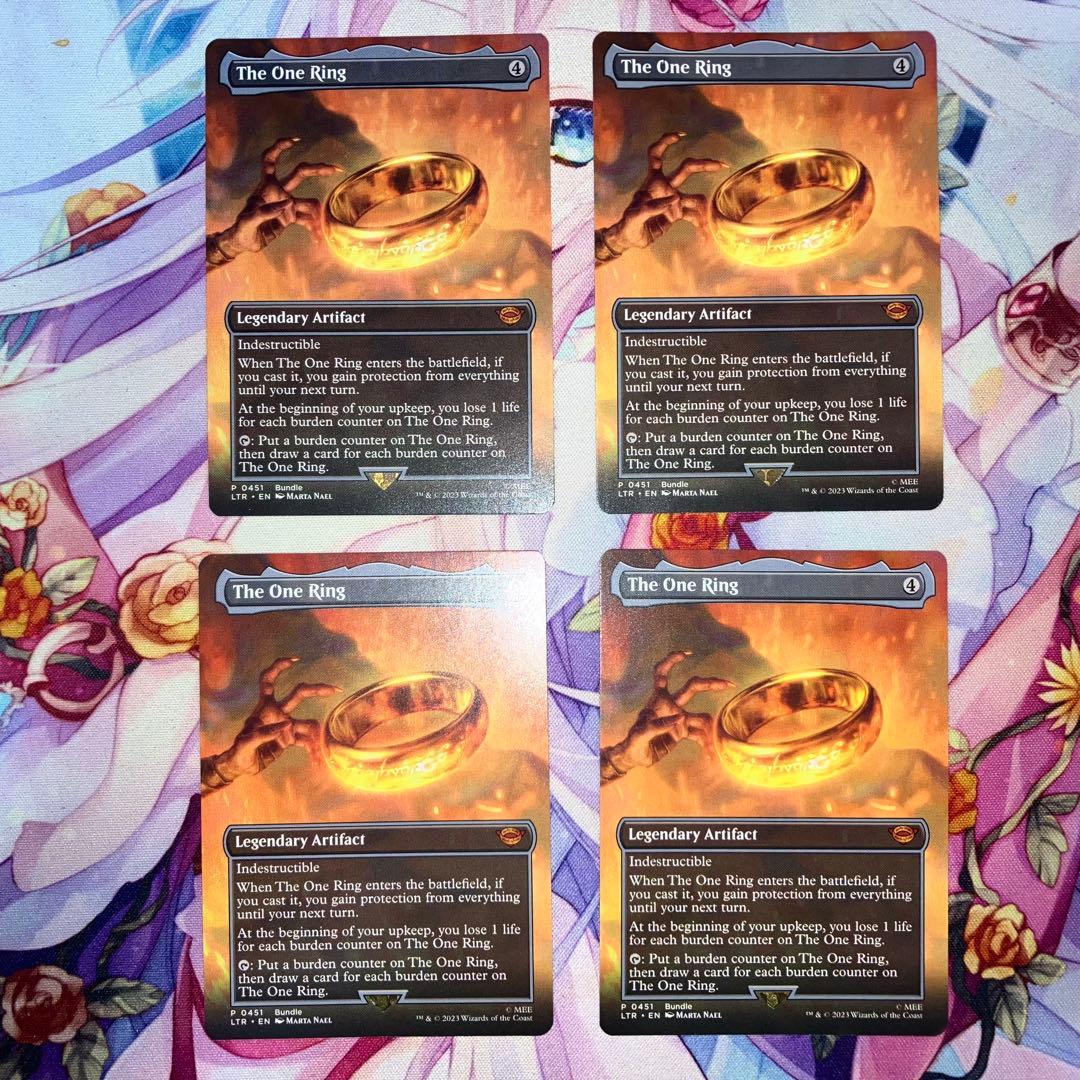 MTG　一つの指輪　英語　4枚セット　ボーダーレス版