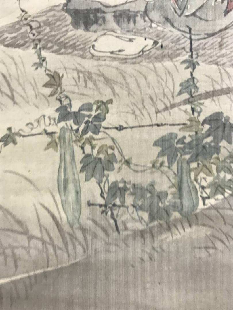 真作/森寛斎/山水図/砧図/秋景宵山水/きぬた図/掛軸/名家伝来AH-567