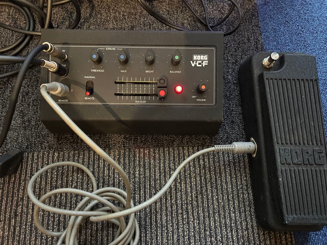 KORG VCF エフェクター ボリュームペダル付き