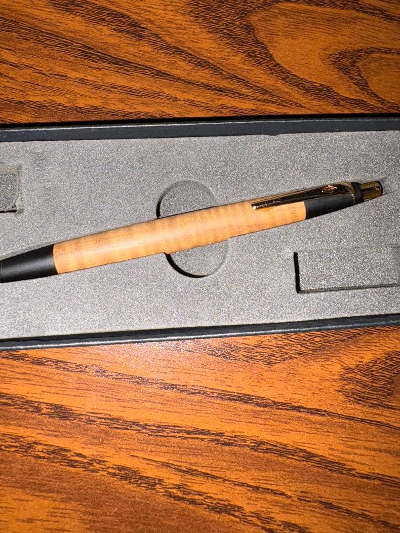 お*腐様 野原工芸カーリーチーク縮杢　　　　　　　　工房楔スタビライズウッド楓虎