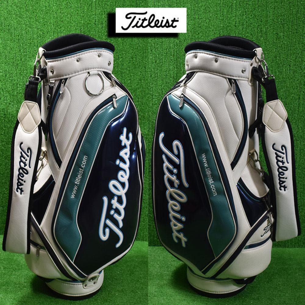 Titleist/タイトリスト キャディバッグ9.5型【ホワイト】美品！