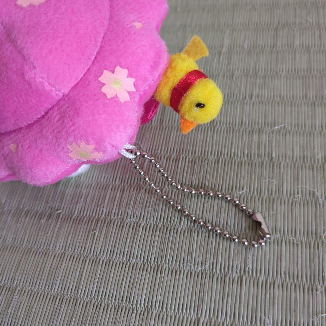 ハローキティ キーホルダー ご当地キティ　清水公園　桜　Kitty限定品　ピンク