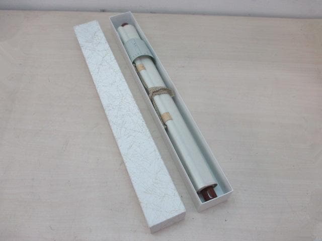 【未使用品】掛軸 佐藤和三『牡丹』日本画 絹本 箱付 掛け軸 L01408