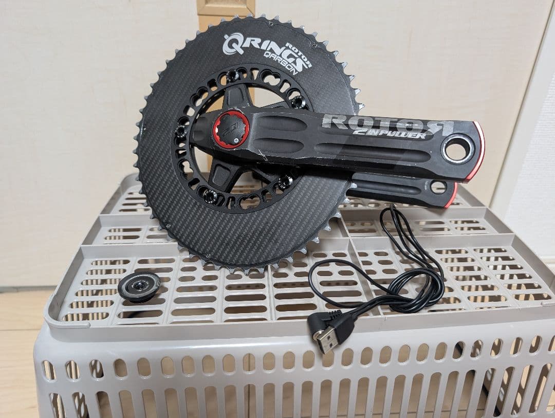 Rotor 2INPOWER パワーメーター クランクセット 楕円リング