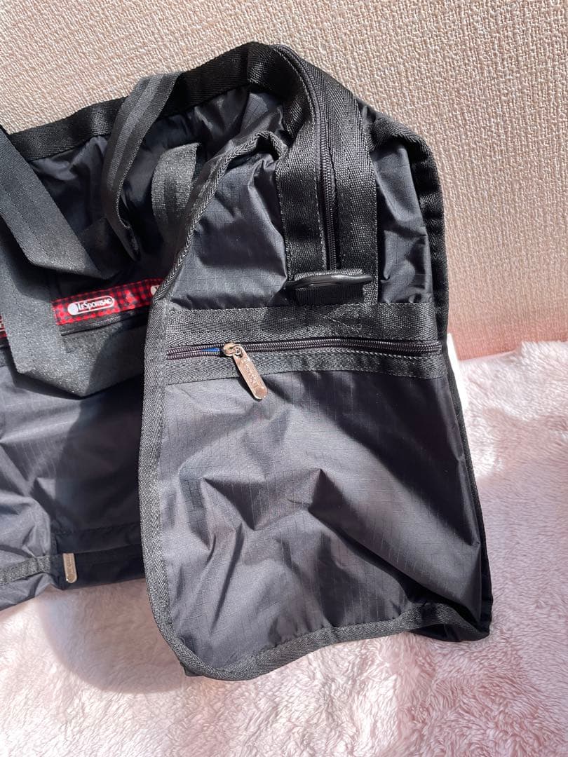 LeSportsac Hello Kitty ボストンバッグ ブラック 大きめ