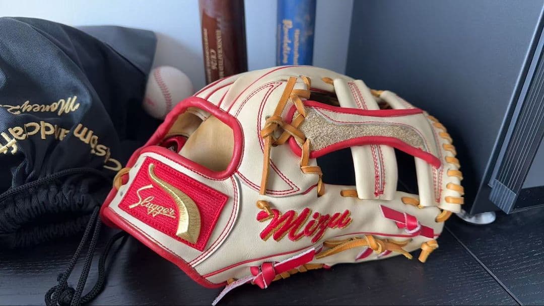 水口大地 選手 実使用 野球グローブ