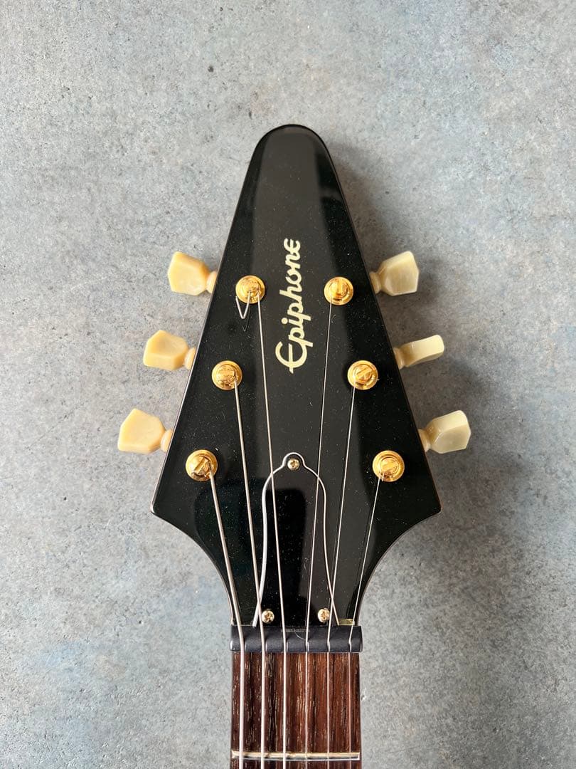 ギター Epiphone by Gibson '58 Korina Flying V