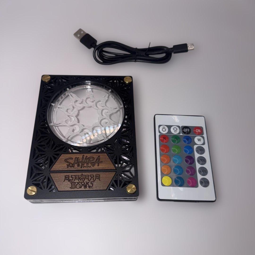 アサガラワークス×SAHARAコラボ　LEDコースター