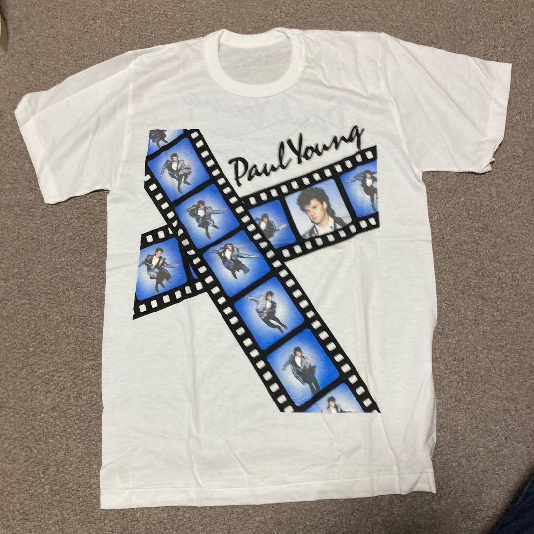 Paul Young ワールドツアー Tシャツ '85-'86