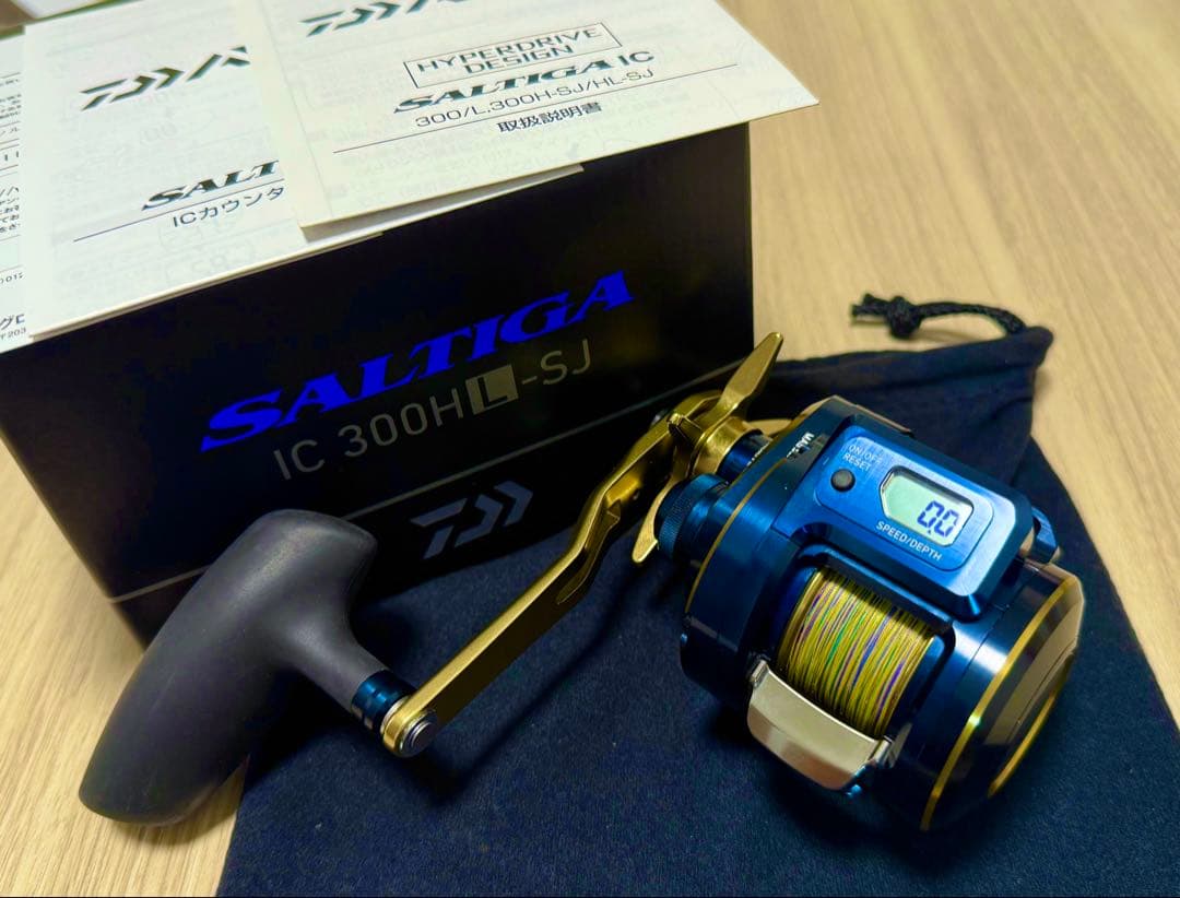 ダイワ ソルティガ DAIWA SALTIGA IC 300HL-SJ 中古美品