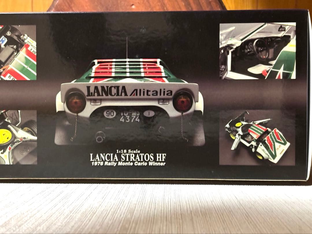 LANCIA STRATOS HF 1976ラリーモンテカルロ優勝仕様ミニカー