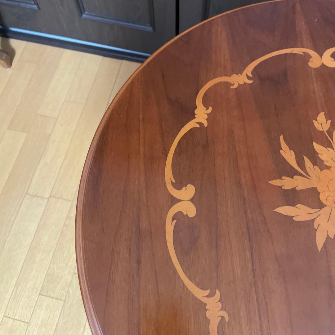 ①【条件あり】イタリア製　アンティーク　ダイニングテーブル