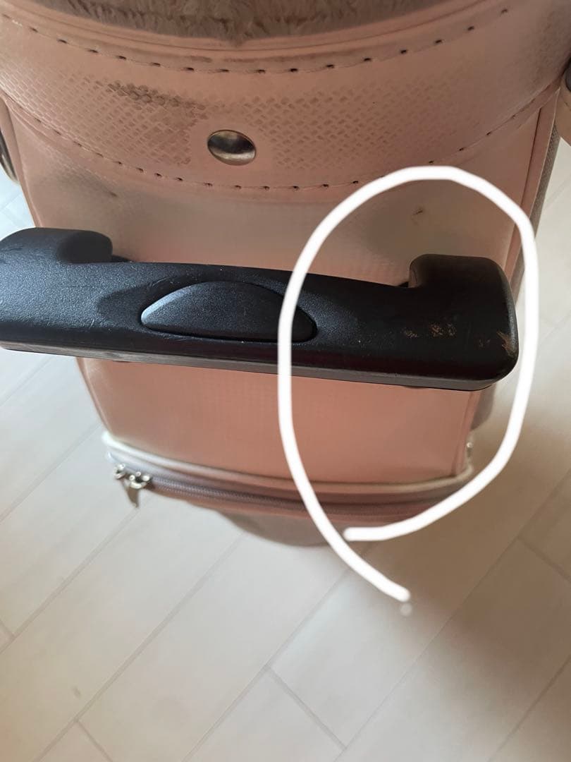 ゼクシオ　ローラー付き　キャディーバッグ　お買い得