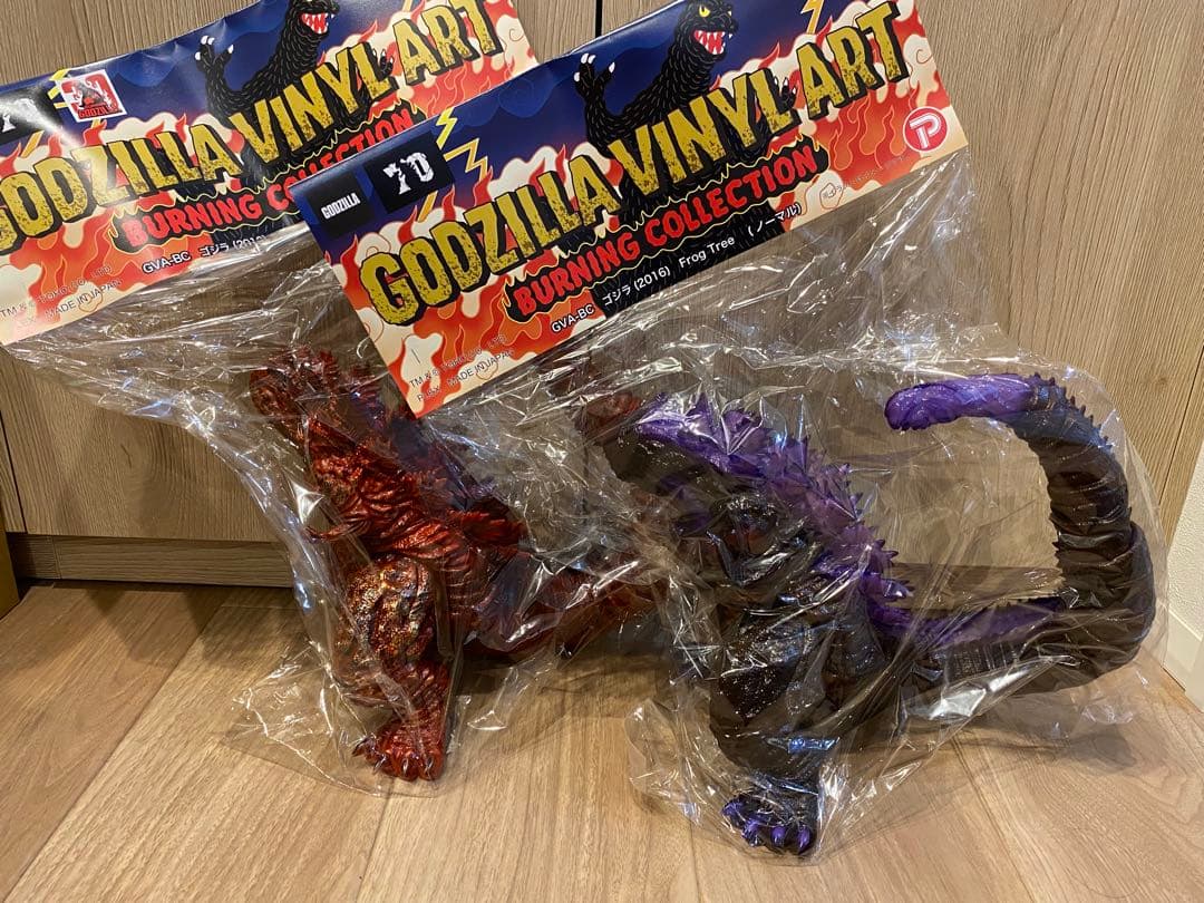【セット】ゴジラ 2016 Frog Tree ノーマル & バーニングレッド