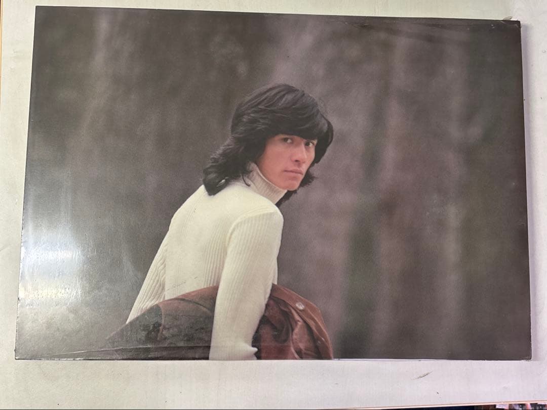 西城秀樹ポスターパネル木製