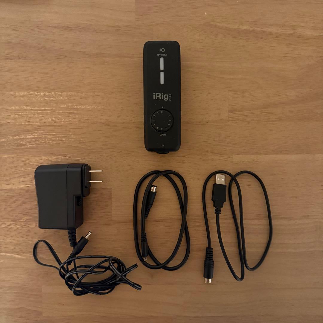 iRig Pro I/O ＋ 別売電源ケーブル(iRig PSU 3A)