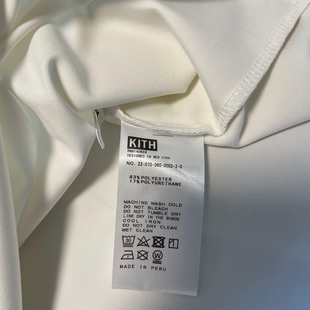 新品未使用タグ付　kith Taylormade モックネックロングシャツ　白