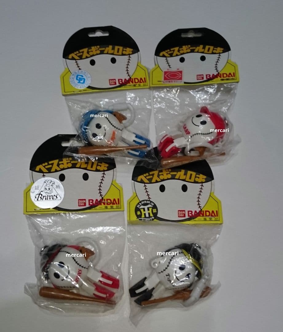 当時物 バンダイ ベースボールロボ 4体 未開封 貴重 レア レトロ