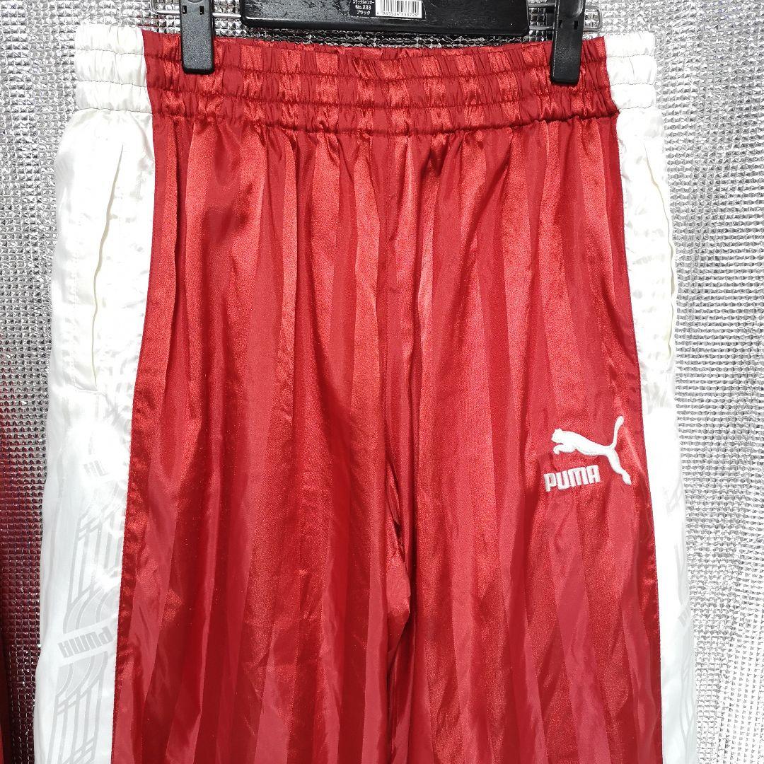 サッカー部　プーマ　ウインドブレーカー　シャドーストライプ　レッド　XO