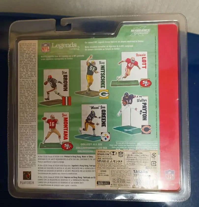 NFL Joe Montana 49ERS フィギュア ジョー　モンタナ