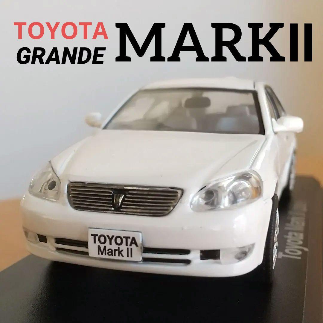 国産名車コレクション トヨタ マークII 110系 グランデ ホワイト ミニカー