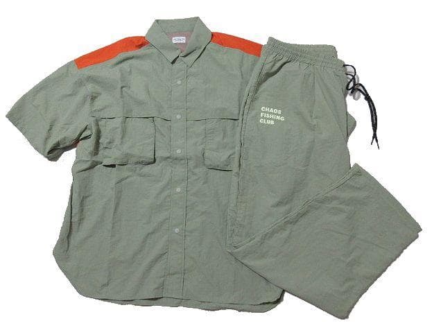新品 Chaos Fishing Club セットアップ シャツ パンツ XL